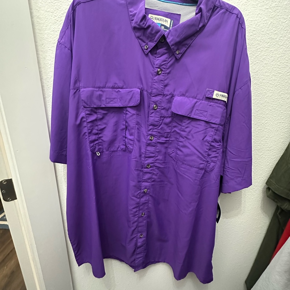 Magellan Outdoors Vibrant Purple Shirt